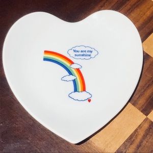 Heart-shaped Rainbow Dish